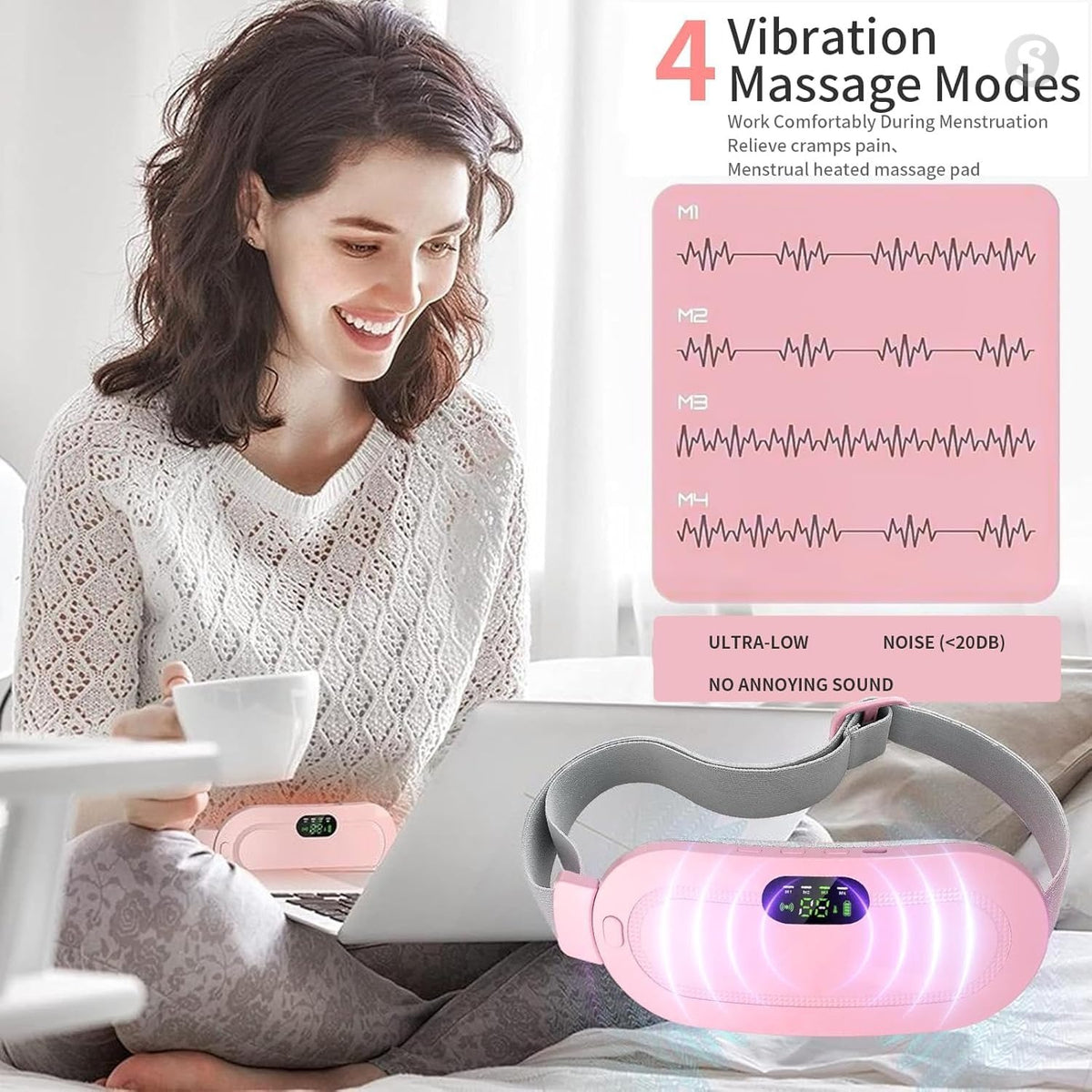 Heating Pad Women Period Pain Cramp Relief