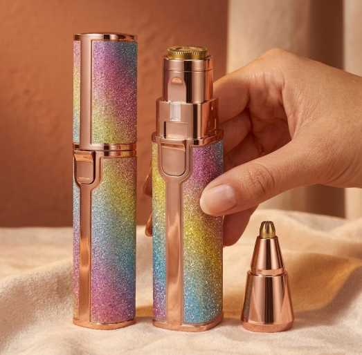 2 in 1 Rainbow Flawless Painless Face Hair Remover