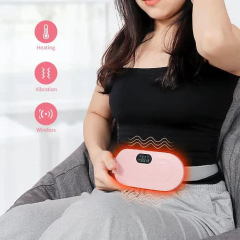 Heating Pad Women Period Pain Cramp Relief Belt